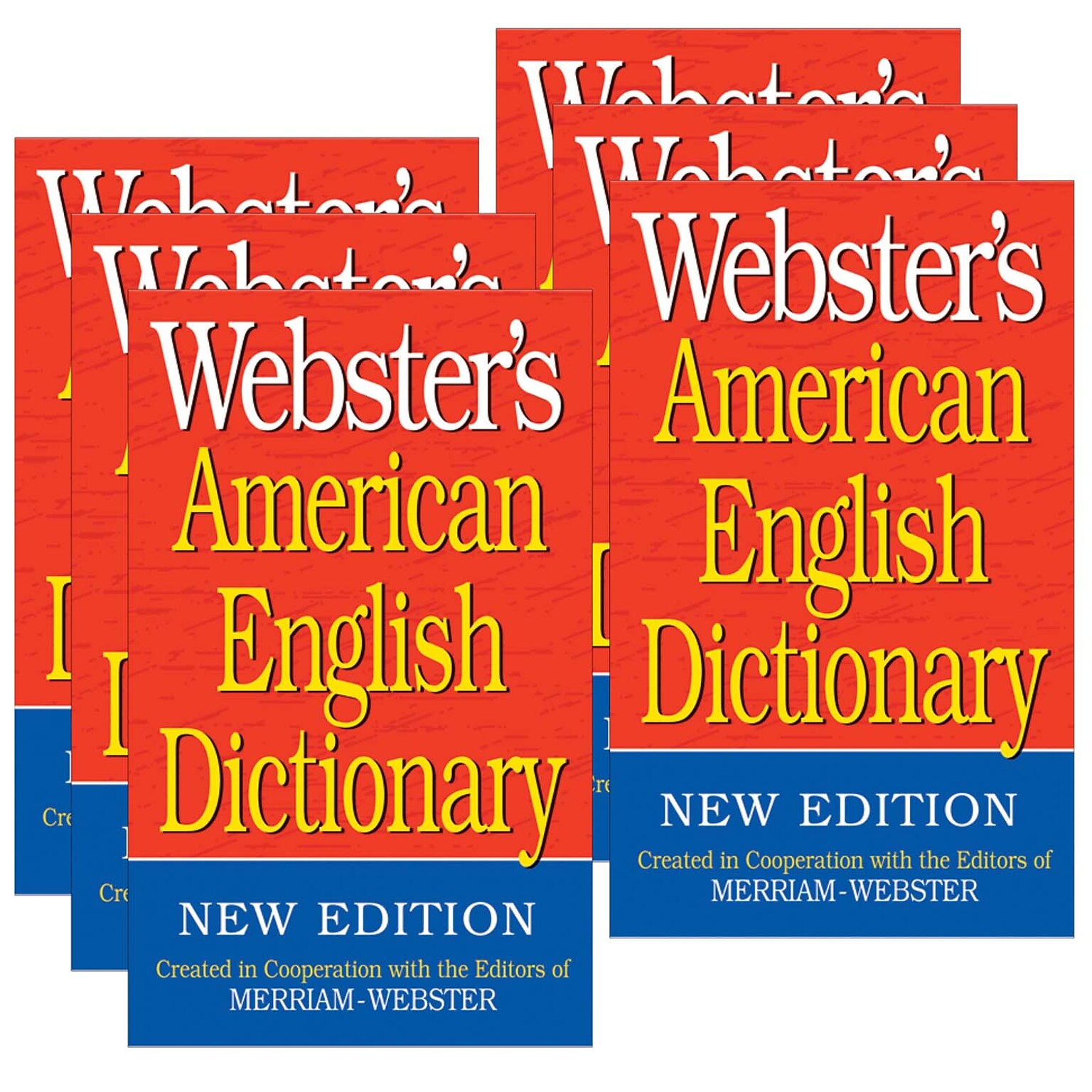 Websters American English Dictionary, Pack of 6