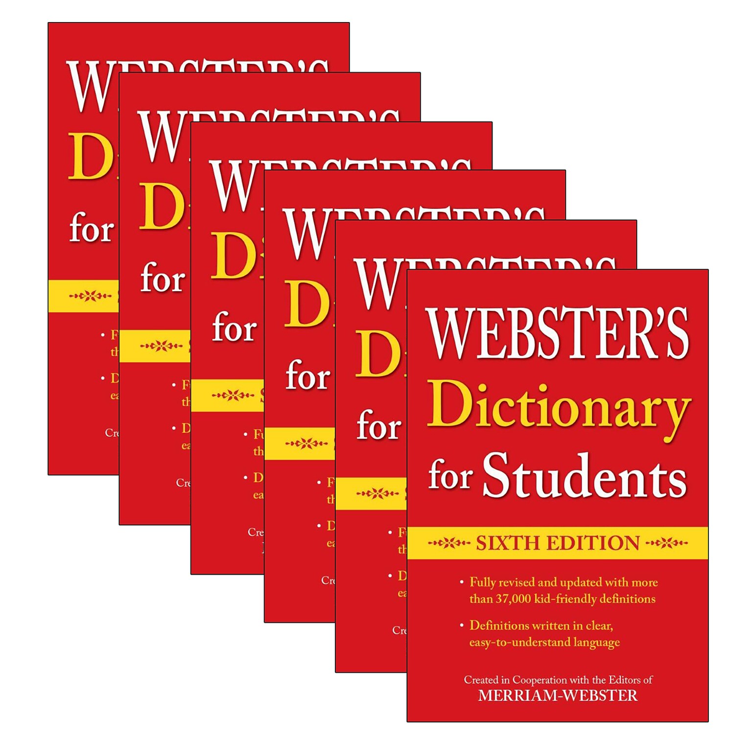 Websters Dictionary for Students, Sixth Edition, Pack of 6