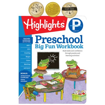 Highlights Big Fun Workbooks, Preschool, Paperback (HFC9781629797625)