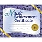 Hayes Publishing Music Achievement Certificate, 8.5 x 11, Purple, 30 Per Pack, 3 Packs (H-VA536-3)