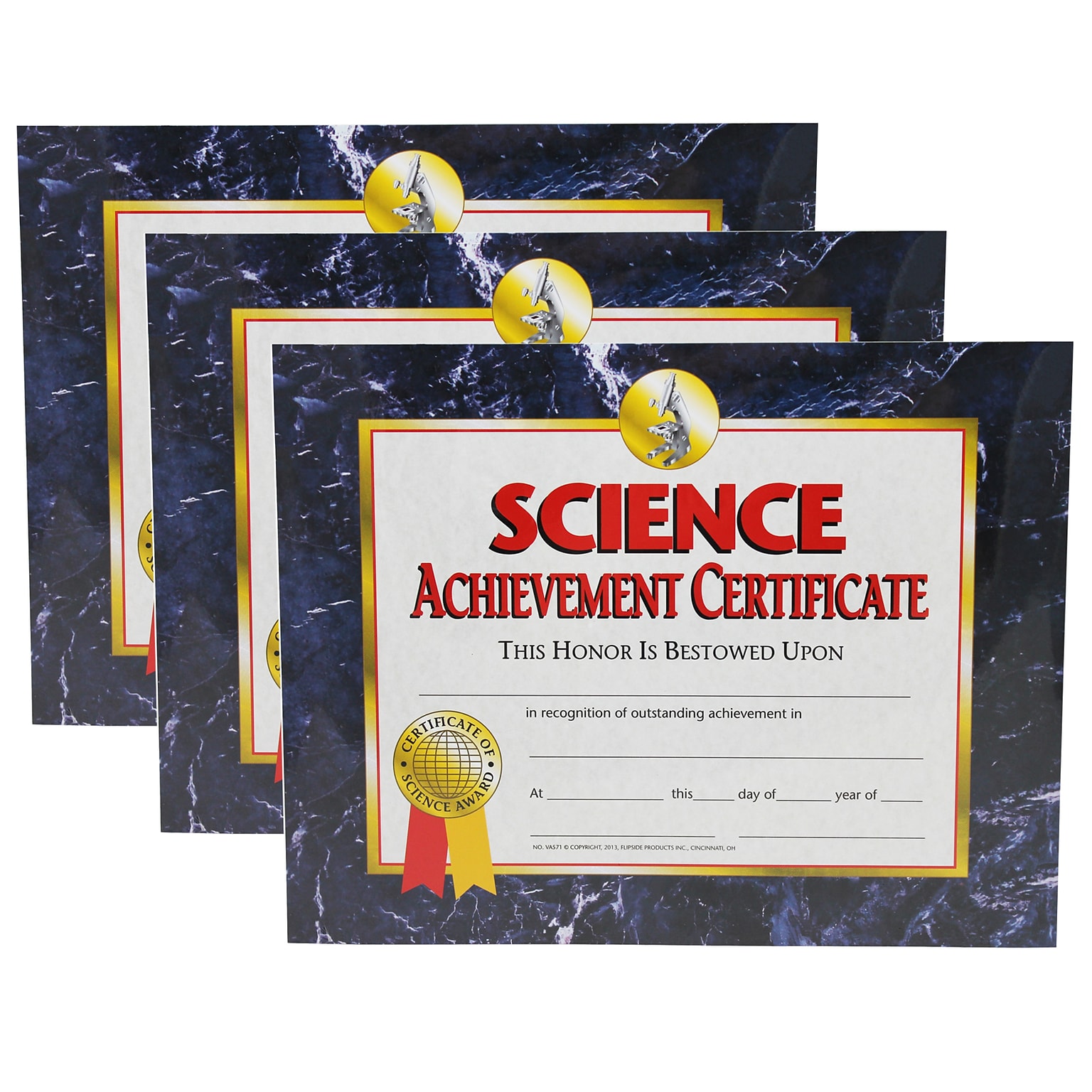 Hayes Publishing Science Achievement Certificate, 30 Per Pack, 3 Packs (H-VA571-3)