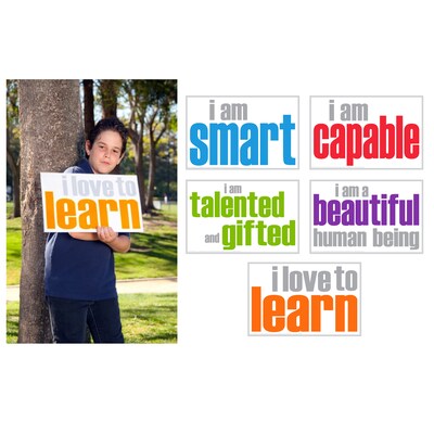 INSPIRED MINDS 11 x 17Self-Esteem Posters, Pack of 5 (ISM52351)