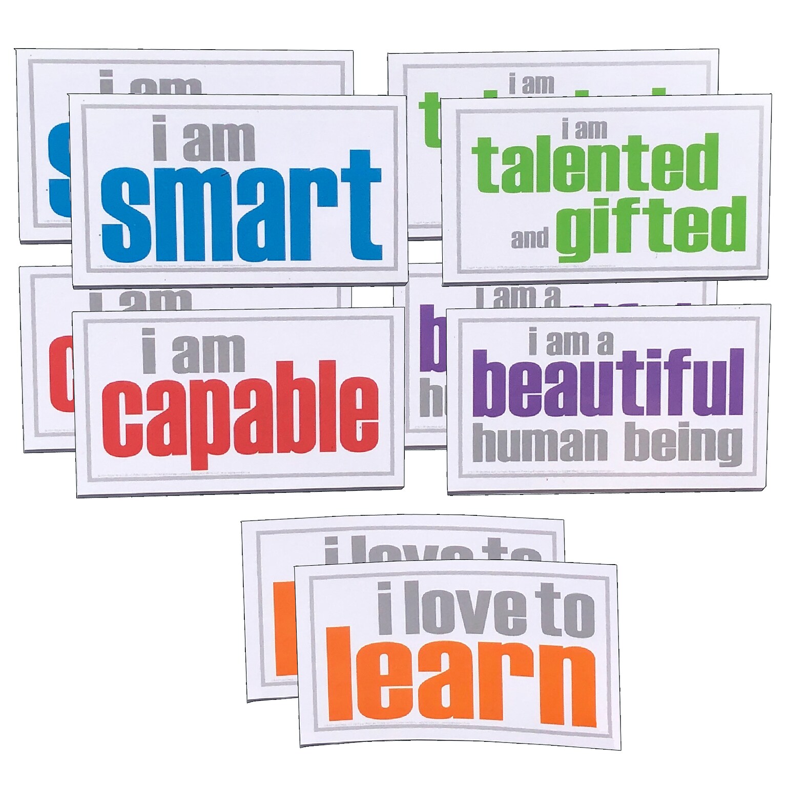 Inspired Minds Self-Esteem Magnets, 5 Per Pack, 2 Packs (ISM52351M-2)