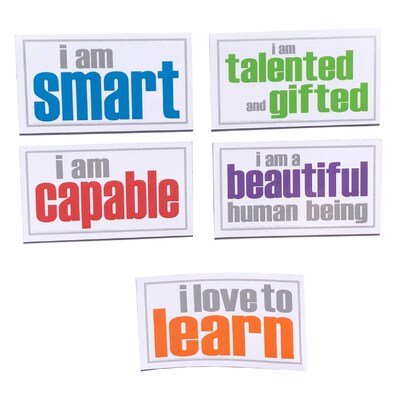 Inspired Minds Self-Esteem Magnets, 5 Per Pack, 2 Packs (ISM52351M-2)