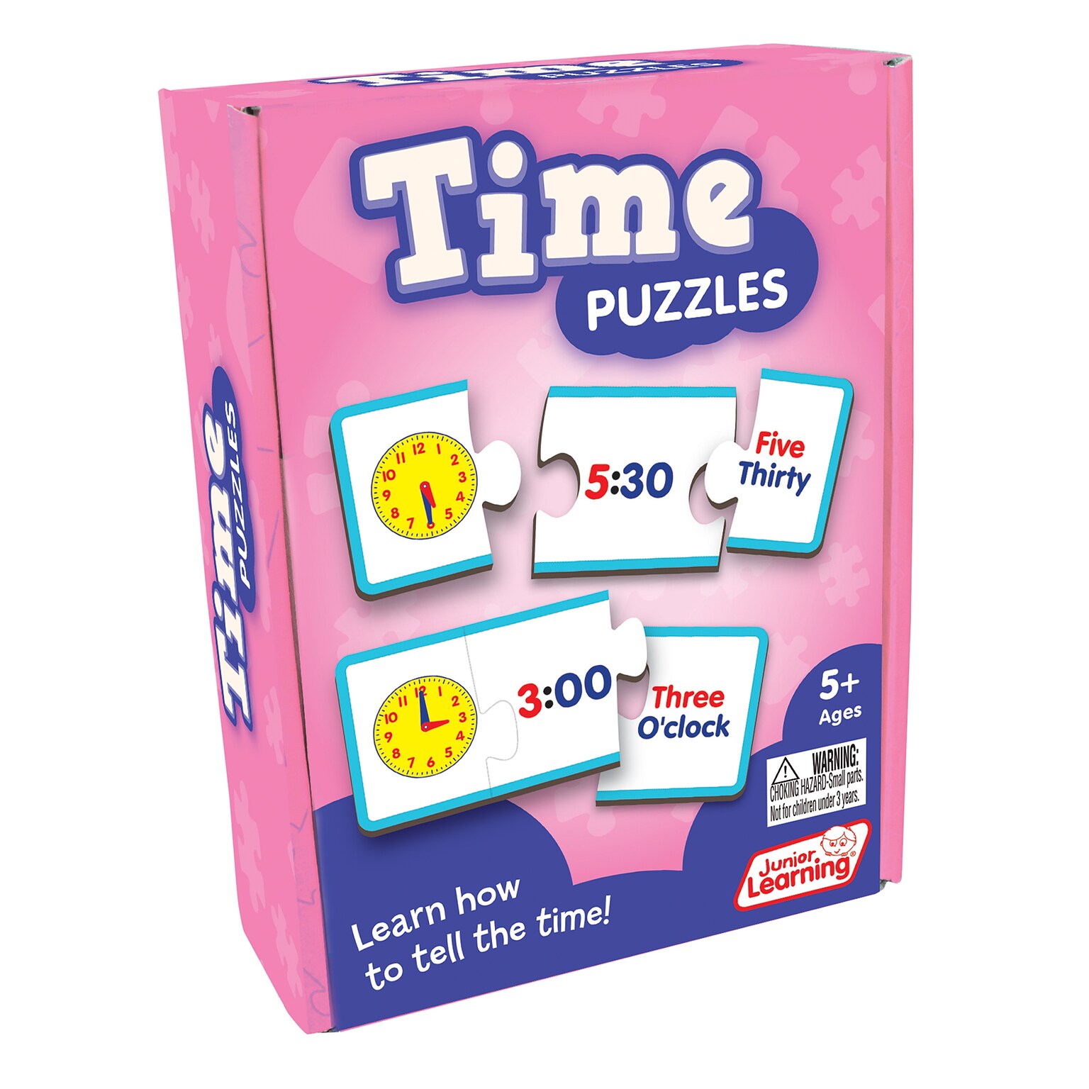 Junior Learning® Time Puzzles, 72 Pieces (JRL657)