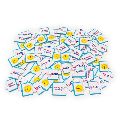 Junior Learning® Time Puzzles, 72 Pieces (JRL657)