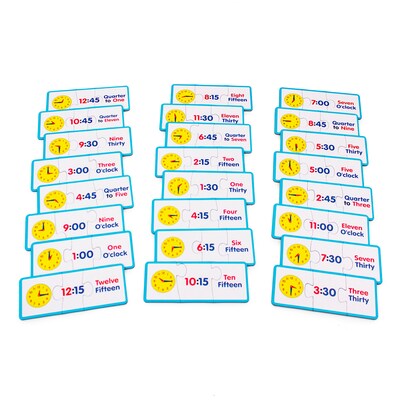 Junior Learning® Time Puzzles, 72 Pieces (JRL657)