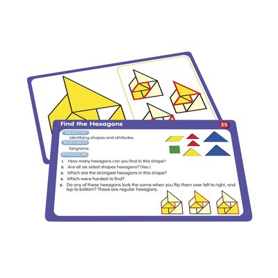 Junior Learning® 50 Tangram Activities, Assorted Colors (JRL659)