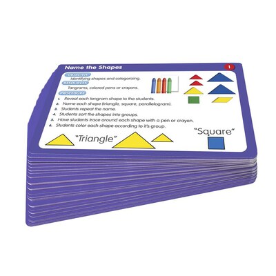 Junior Learning® 50 Tangram Activities, Assorted Colors (JRL659)