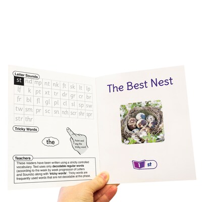 Junior Learning® Letters & Sounds, Phase 4, Set 2, Non-Fiction, 12 Books