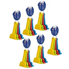 Miniland Educational Rakes, Assorted Colors, 4 Per Pack, 6 Packs (MLE29039-6)