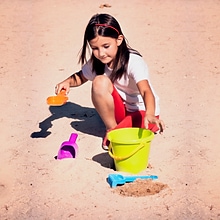 Miniland Educational Junior Sand Set, Assorted Colors, 4 Pieces (MLE45201)