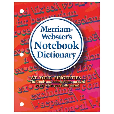 Merriam-Webster Notebook Dictionary, Pack of 3 (MW-6503-3)