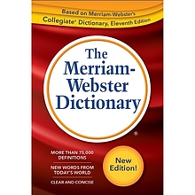 Merriam-Webster Dictionary, 2019 Copyright, Trade Paperback