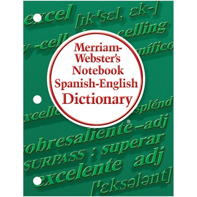 Merriam-Webster Merriam-Websters Notebook Spanish-English Dictionary, Pack of 6 (MW-6725-6)