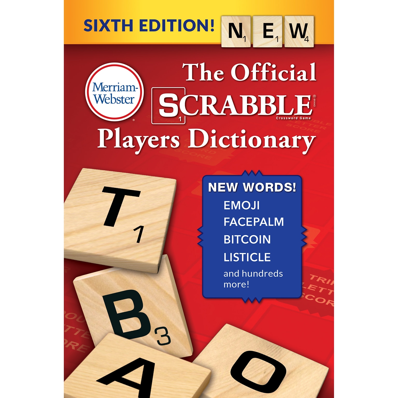 Merriam-Webster The Official SCRABBLE Players Dictionary, 6th Edition Trade Paperback