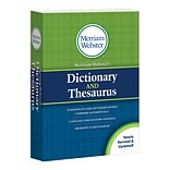 Merriam-Webster Dictionary and Thesaurus, Trade Paperback, 2020 Copyright