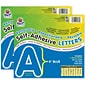 Pacon 4" Self-Adhesive Puffy Font Letters, Blue, 78 Characters/Pack, 2 Packs (PAC51623-2)