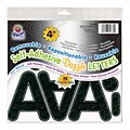 Pacon® 4 Self-Adhesive Puffy Font Letters, Black Dazzle, 78 Per Pack, 2 Packs (PAC51680-2)