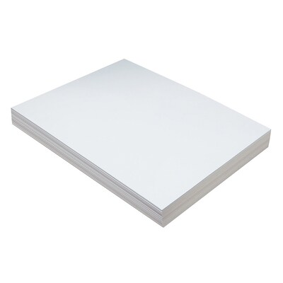 Pacon Heavyweight Tagboard, White, 9" x 12", 100 Sheets Per Pack, 2/Pack (PAC5211-2)