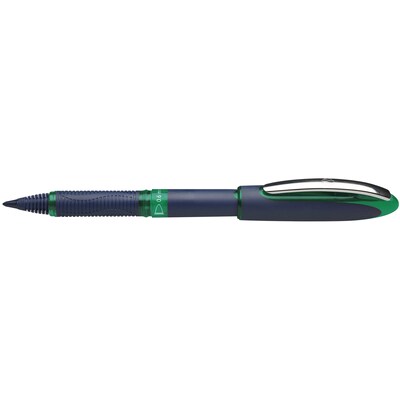 Schneider One Business Rollerball Pens, Green Ink, Pack of 10 (PSY183004-10)