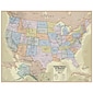 Hemispheres® Boardroom Series United States Laminated Wall Map, 38" x 48" (RWPHM04)