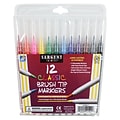 Sargent Art® Classic Markers, Brush Tip, 12 Colors Per Pack, 6 Packs (SAR221521-6)