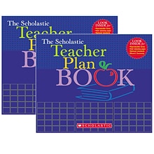Scholastic Teaching Solutions Teacher Plan Book (Updated), Pack of 2 (SC-0439710561-2)