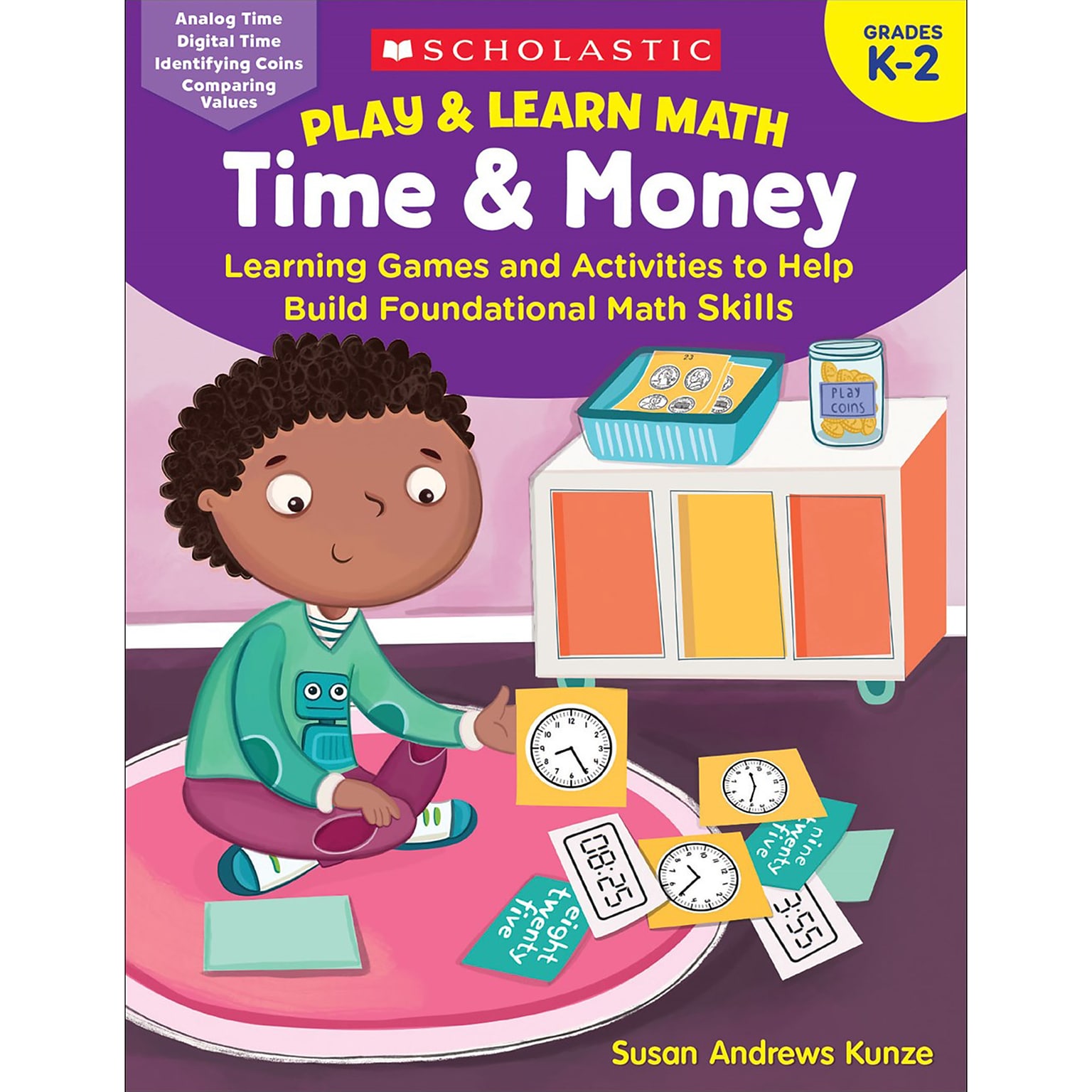 Scholastic Teacher Resources Play & Learn Math: Time & Money (SC-864126)