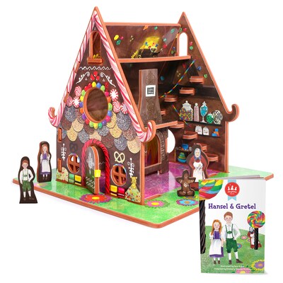 Storytime Toys Hansel and Gretel Book and Playset (SYTSTTBPHGE1)