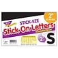 TREND STICK-EZE® 2" Stick-On Letters, Black, 107 Pieces Per Pack, 6 Packs (T-1791-6)