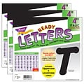 TREND Italic Uppercase/Lowercase Combo Pack (EN/SP) Ready Letters, Black, 193/Pack, 3 Packs (T-2703-