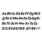 TREND Italic Uppercase/Lowercase Combo Pack (EN/SP) Ready Letters, Black, 193/Pack, 3 Packs (T-2703-3)