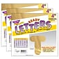 TREND 4 Casual Uppercase Ready Letters®, Gold, 71 Per Pack, 3 Packs (T-479-3)