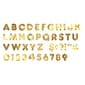 TREND 4" Casual Uppercase Ready Letters, Gold, 71/Pack, 3 Packs (T-479-3)
