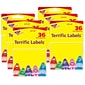 TREND Colorful Crayons Terrific Labels™, 2.5" x 3", 36 Per Pack, 6 Packs (T-68013-6)