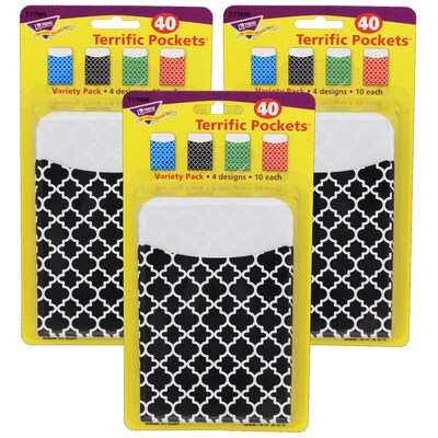 TREND Moroccan Terrific Pockets™, 40 Per Pack, 3 Packs (T-77909-3)
