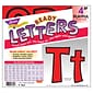 TREND 4" Playful Uppercase/Lowercase Combo Pack (EN/SP) Ready Letters®, Red, 216 Per Pack, 3 Packs (T-79742-3)