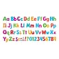 TREND 4" Playful Uppercase/Lowercase Combo Pack (EN/SP) Ready Letters®, Colorful Patterns, 216 Per Pack, 3 Packs (T-79756-3)