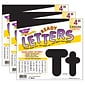 TREND 4" Uppercase/Lowercase Combo Pack Ready Letters, Black, 182/Pack, 3 Packs (T-79901-3)