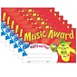 Trend Music Award Recognition Awards, 5.5" x 8.5", 30 Per Pack, 6 Packs (T-81027-6)
