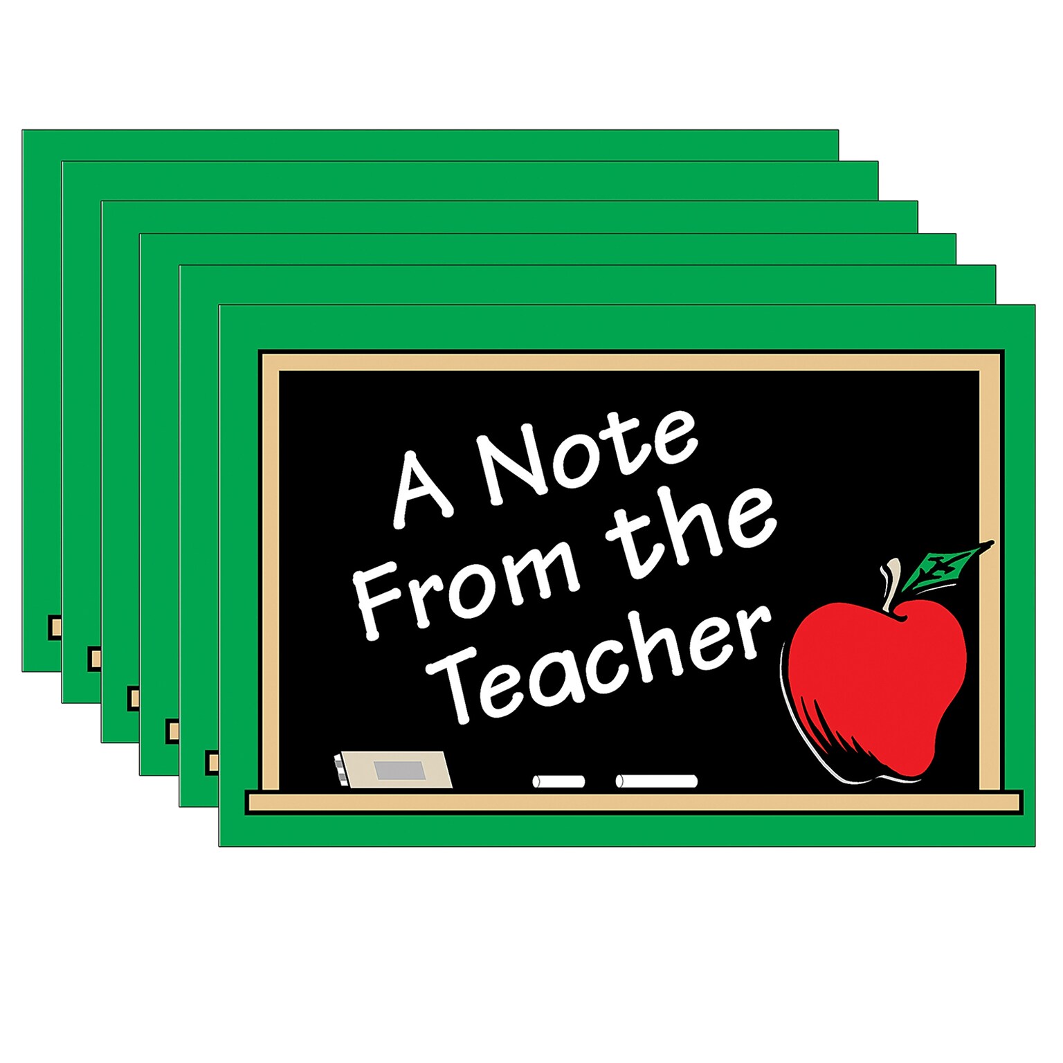 Teacher Created Resources A Note from the Teacher Postcards, 30 Per Pack, 6 Packs (TCR1202-6)