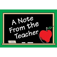 Teacher Created Resources A Note from the Teacher Postcards, 30 Per Pack, 6 Packs (TCR1202-6)