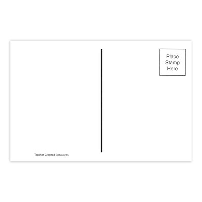 Teacher Created Resources A Note from the Teacher Postcards, 30 Per Pack, 6 Packs (TCR1202-6)