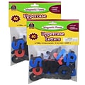 Teacher Created Resources 1.75 Magnetic Foam Uppercase Letters, Assorted Colors, 2 Sets (TCR20618-2
