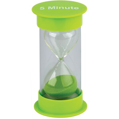 Teacher Created Resources 5 Minute Sand Timer, Medium, Pack of 3 (TCR20761-3)