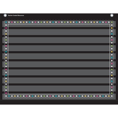 Teacher Created Resources Chalkboard Brights Mini Pocket Chart, 17 x 22, Pack of 2 (TCR20774-2)