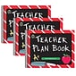 Teacher Created Resources® Chalkboard Teacher Plan Book, 12" x 9.5", Pack of 3 (TCR2093-3)