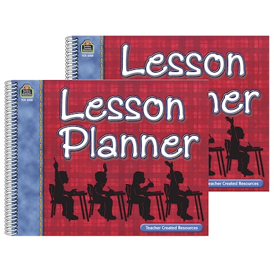 Teacher Created Resources® Lesson Plan Book, 112 Pages, Pack of 2 (TCR3358-2)