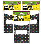 Teacher Created Resources® Chalkboard Brights Library Pockets, 35 Per Pack, 3 Packs (TCR5657-3)
